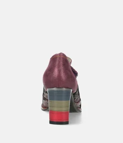 Laura Vita Pretty Wine Multi Mary Jane Shoes