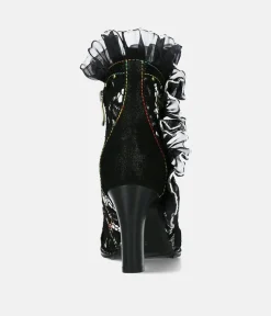 Laura Vita Stunning Monochrome High Heel Ankle Boots