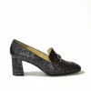 Luxurious Classic Block Heel Loafer