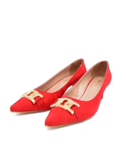 Luxurious Red Link Heels