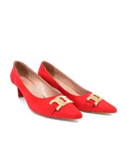 Luxurious Red Link Heels