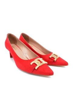 Luxurious Red Link Heels