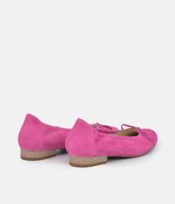 Luxurious Semler Pink Suede Slip on Shoes