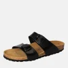 Mustang Classic Black Twin Strap Sandal