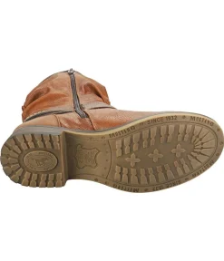 Mustang Cognac Mid Calf Slouch Boot