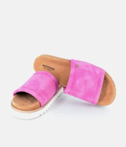 Mustang Comfortable Pink Suede Sandals