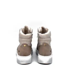 Mustang Cosy Ivory Winter Hi-Top Boots