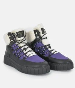 Mustang Cosy Purple Combi Winter Boots