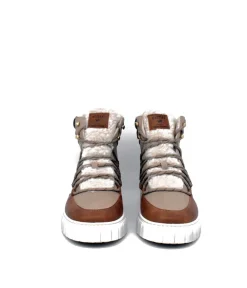 Mustang Cosy Taupe Winter Hi-Top Boots