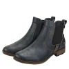 Mustang Cute Chelsea Style Navy Ankle Boots