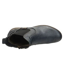 Mustang Cute Chelsea Style Navy Ankle Boots