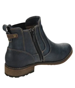 Mustang Cute Chelsea Style Navy Ankle Boots