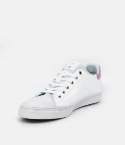 Mustang Cute White/Blue Trainers