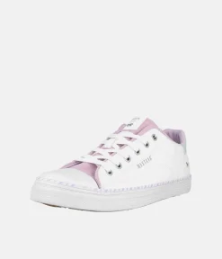 Mustang Cute White/Violet Trainers