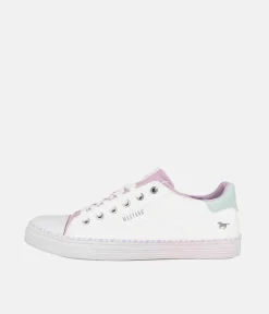 Mustang Cute White/Violet Trainers