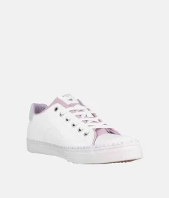 Mustang Cute White/Violet Trainers