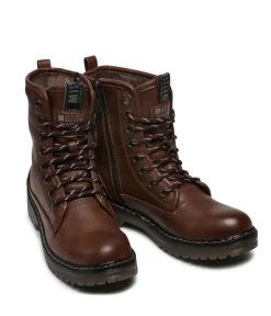 Mustang Fab Chestnut Ankle Boots