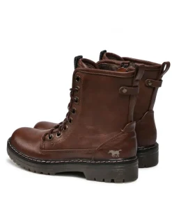 Mustang Fab Chestnut Ankle Boots