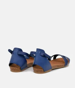 Mustang Fashionable Blue Ankle Strap Sandals