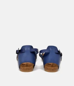 Mustang Fashionable Blue Ankle Strap Sandals