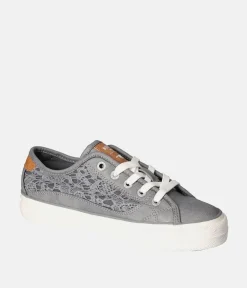 Mustang Fashionable Grey Lace Sneaker