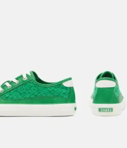 Mustang Fashionable Kelly Green Lace Sneaker