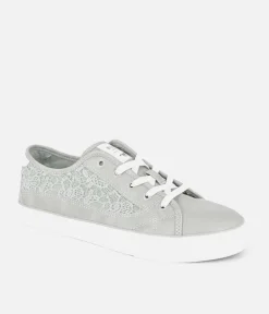 Mustang Fashionable Mint Green Lace Sneaker