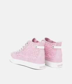Mustang Fashionable Pink Hi-Top Sneaker