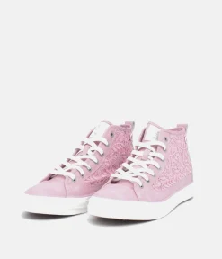 Mustang Fashionable Pink Hi-Top Sneaker