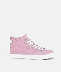Mustang Fashionable Pink Hi-Top Sneaker