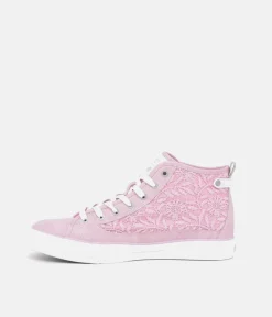 Mustang Fashionable Pink Hi-Top Sneaker