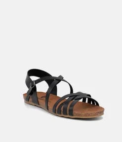 Mustang Fashionable Strappy Black Sandals