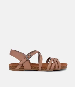 Mustang Fashionable Strappy Taupe Sandals