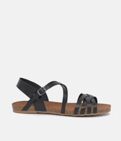 Mustang Fashionable Strappy Black Sandals