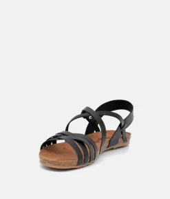 Mustang Fashionable Strappy Black Sandals