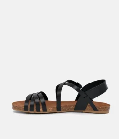 Mustang Fashionable Strappy Black Sandals