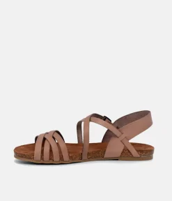 Mustang Fashionable Strappy Taupe Sandals