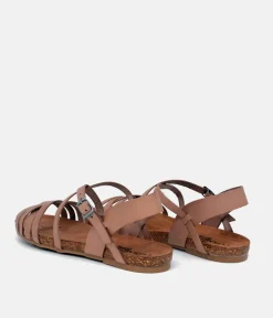 Mustang Fashionable Strappy Taupe Sandals