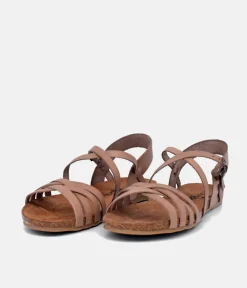 Mustang Fashionable Strappy Taupe Sandals