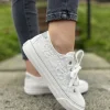Mustang Fashionable White Lace Sneaker