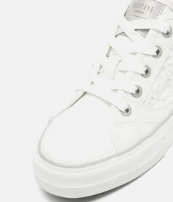 Mustang Fashionable White Lace Sneaker