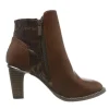 Mustang Funky Cognac Ankle Boots
