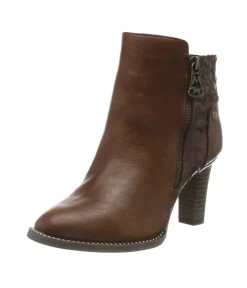 Mustang Funky Cognac Ankle Boots