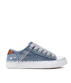 Mustang Lace Up Blue Fashion Trainers