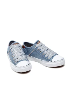 Mustang Lace Up Blue Fashion Trainers