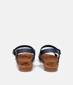 Mustang Pretty Blue Leather Sandals