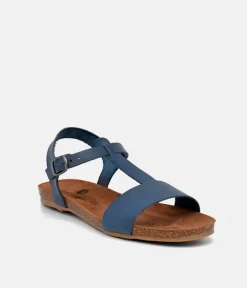 Mustang Pretty Blue T-Bar Strap Sandals