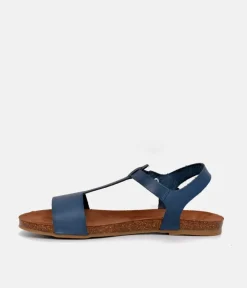 Mustang Pretty Blue T-Bar Strap Sandals
