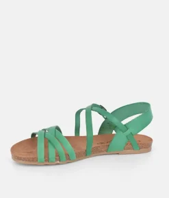 Mustang Pretty Green Strappy Sandals