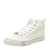 Mustang Pretty Ice White Lace High Top Trainers